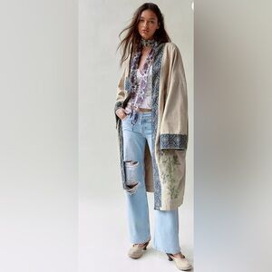 FREE PEOPLE “HENLOW EMBROIDERED DUSTER” *NWT $398.00 *SIZE: XS/S